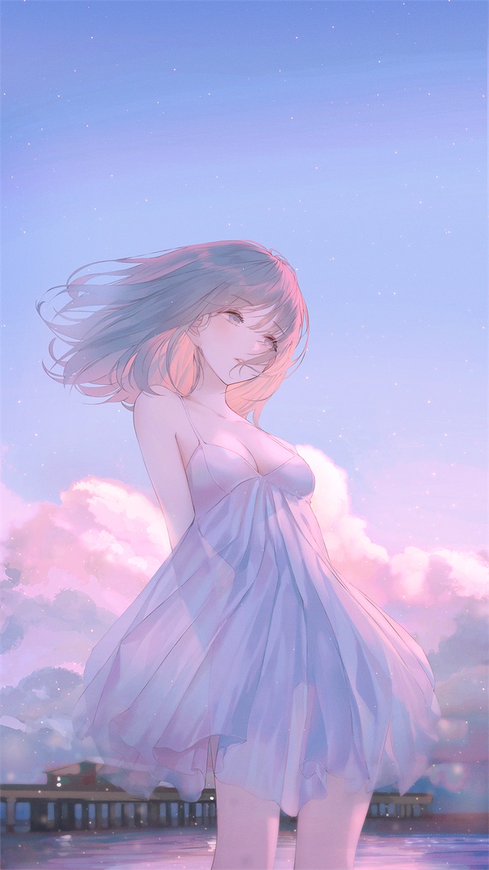 动漫枫叶女生图片唯美_动漫可爱枫叶少女_动漫枫叶可爱少女图片