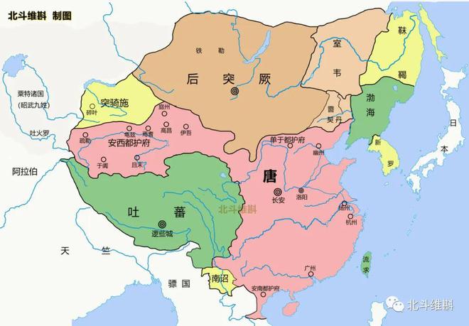 唐朝后期疆域-唐朝后期：辉煌疆域为何变得支离破碎？
